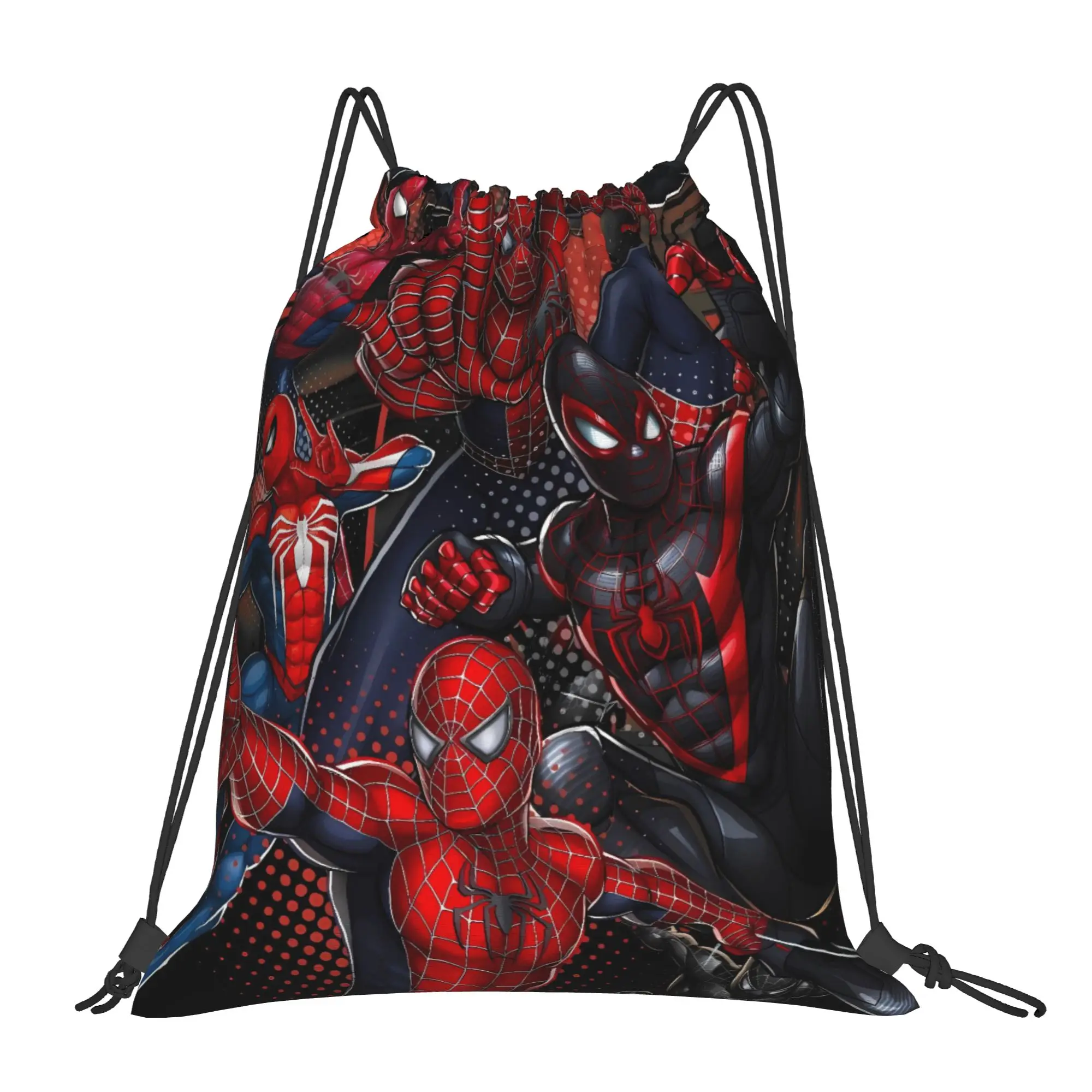 Drawstring Bag S-Spiders Heroes Backpacks  Large Capacity Large Capacity Football Gym Sackpack String Bags For Women