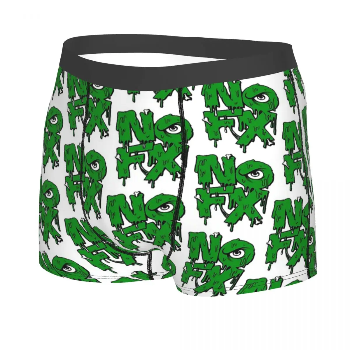 Nofx Logo Essential 2 Men Boxer Briefs Punk Rock Band Highly Breathable Underpants Top Quality Print Shorts Gift Idea