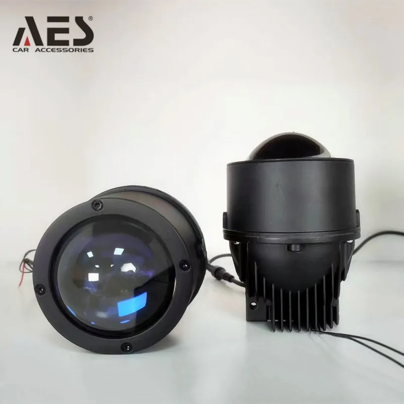 2023 Q8 Fog Bi LED Projector Lens Singel Color 6000K 3000K 35W Waterproof LED Fog Light for Headlight Retrofit