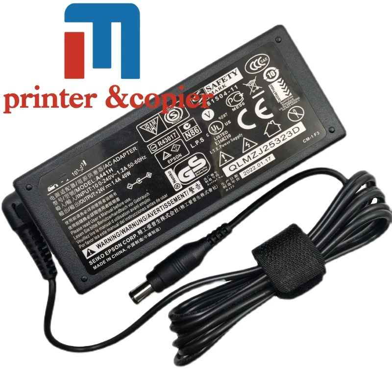 AC Adapter Charger Power Supply for Epson V500 V550 V600 V700 V750 V800 V850 3170 4180 4490 4990 GT1500 GT2500 DS510 DS520 DS560