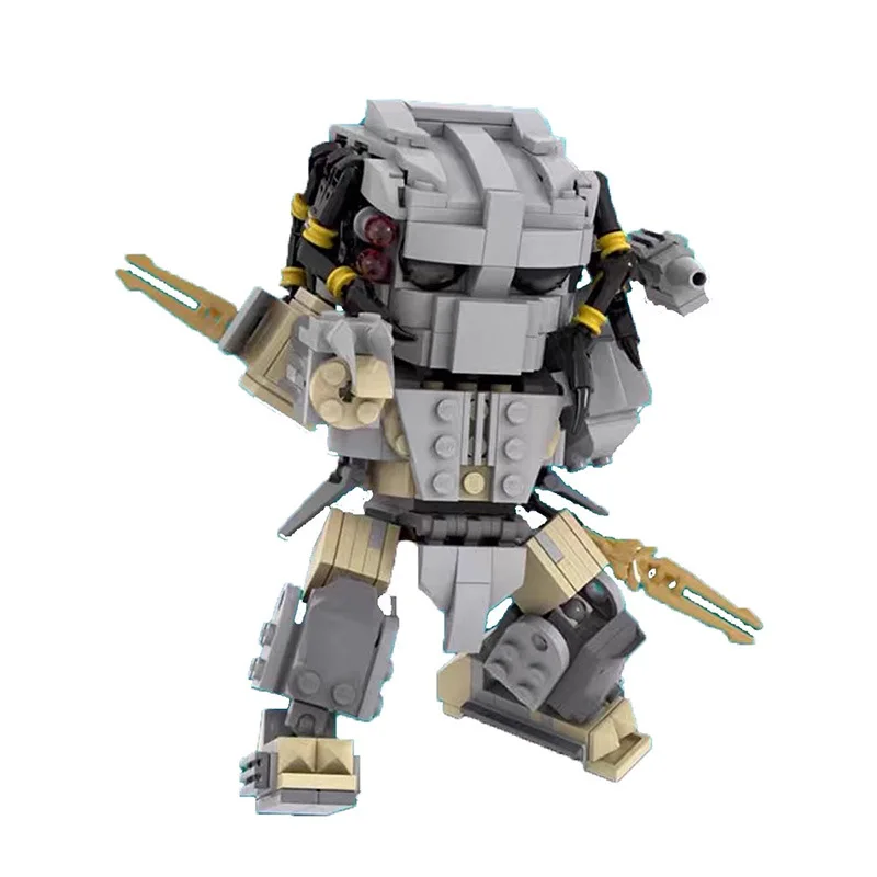 Predators Mecha MOC SD Robot Building Blocks Educational Toys Sets DIy Assembled Model for Kids Adults Birthday Gifts Ornaments