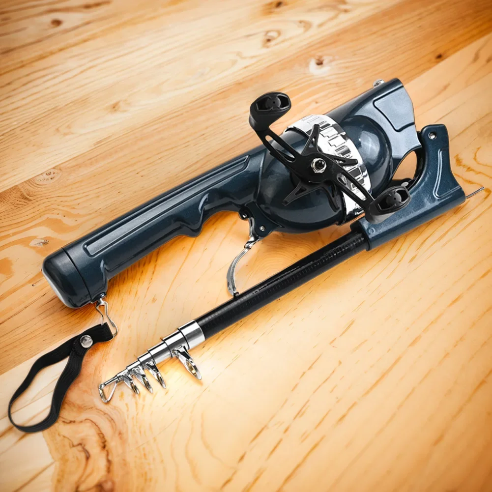 

Портативная складная телескопическая удочка с катушкой и леской – морская удочка из углеродного волокна для рыбалки на открытом воздухе, идеальный подарок