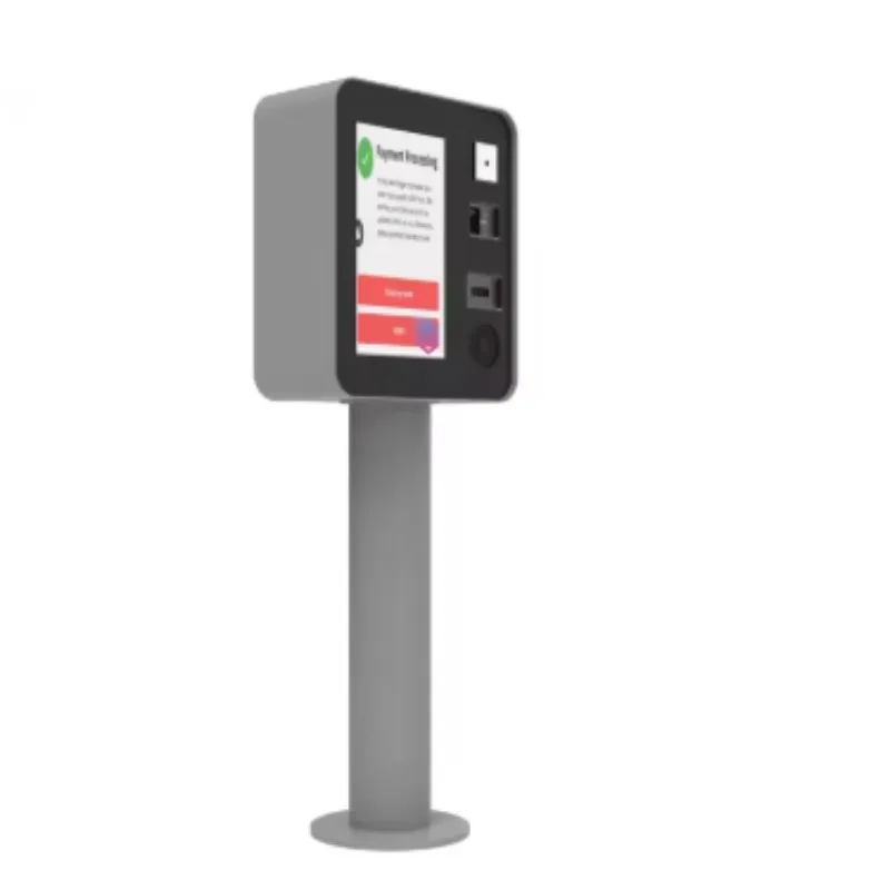 All-in-One Outdoor Touch Kiosk for Parking Lot & Lobby Indoor Payment & Ticketing Terminal