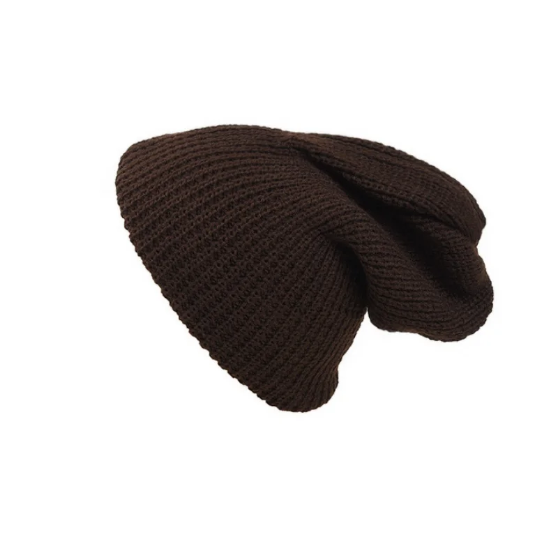 Comfortable and Versatile Knitted Hats Warm and Windproof Casual Fashionable Head Cap Loose Hip Hop Cap Unisex Skiing Hat