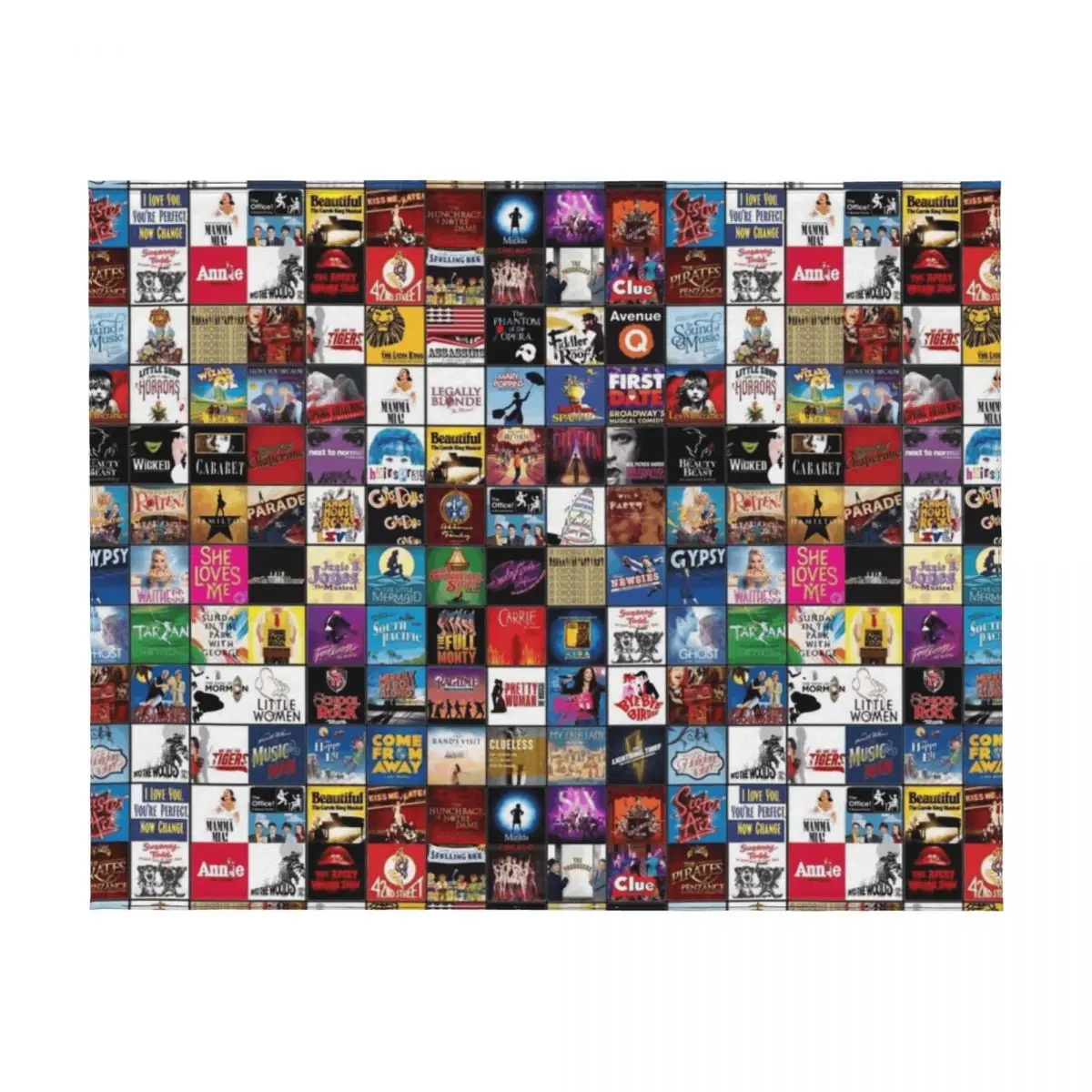 برودواي رمي بطانية للأريكة الزخرفية للطفل أنيمي للأطفال الرضع البطانيات #2