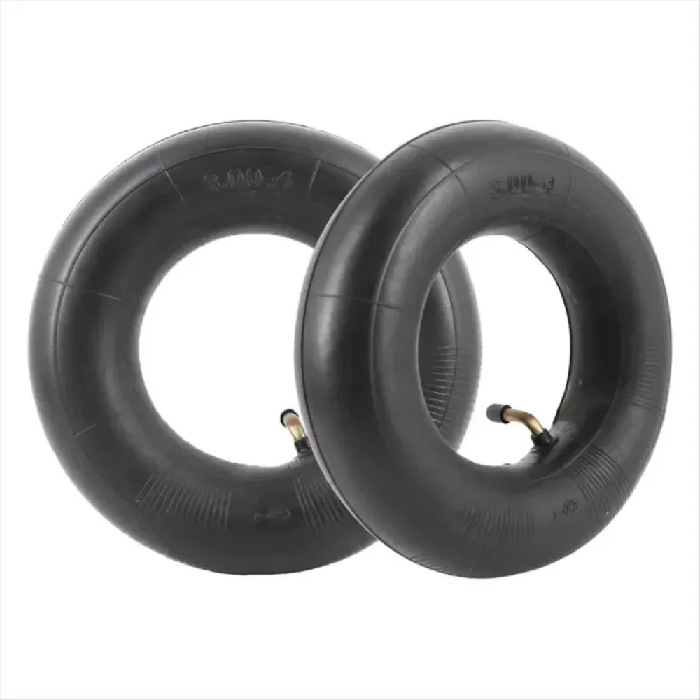 For Wheelbarrow, Sack Truck, Handcart 3.00-4, 10X3, 260X85 Black Pack of 2 Inner Tubes with TR87 Valve New