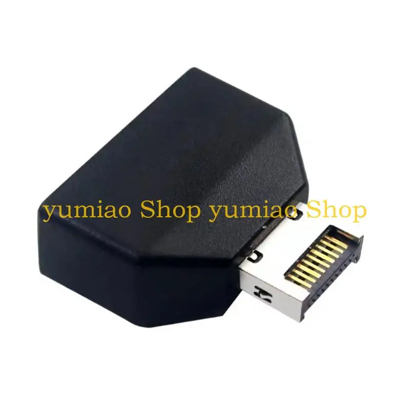 

587B USB Internal Header To Type E Adapter 20pin/19pin USB 20 Pin Converters for Type C Front Panel Motherboards Accessories