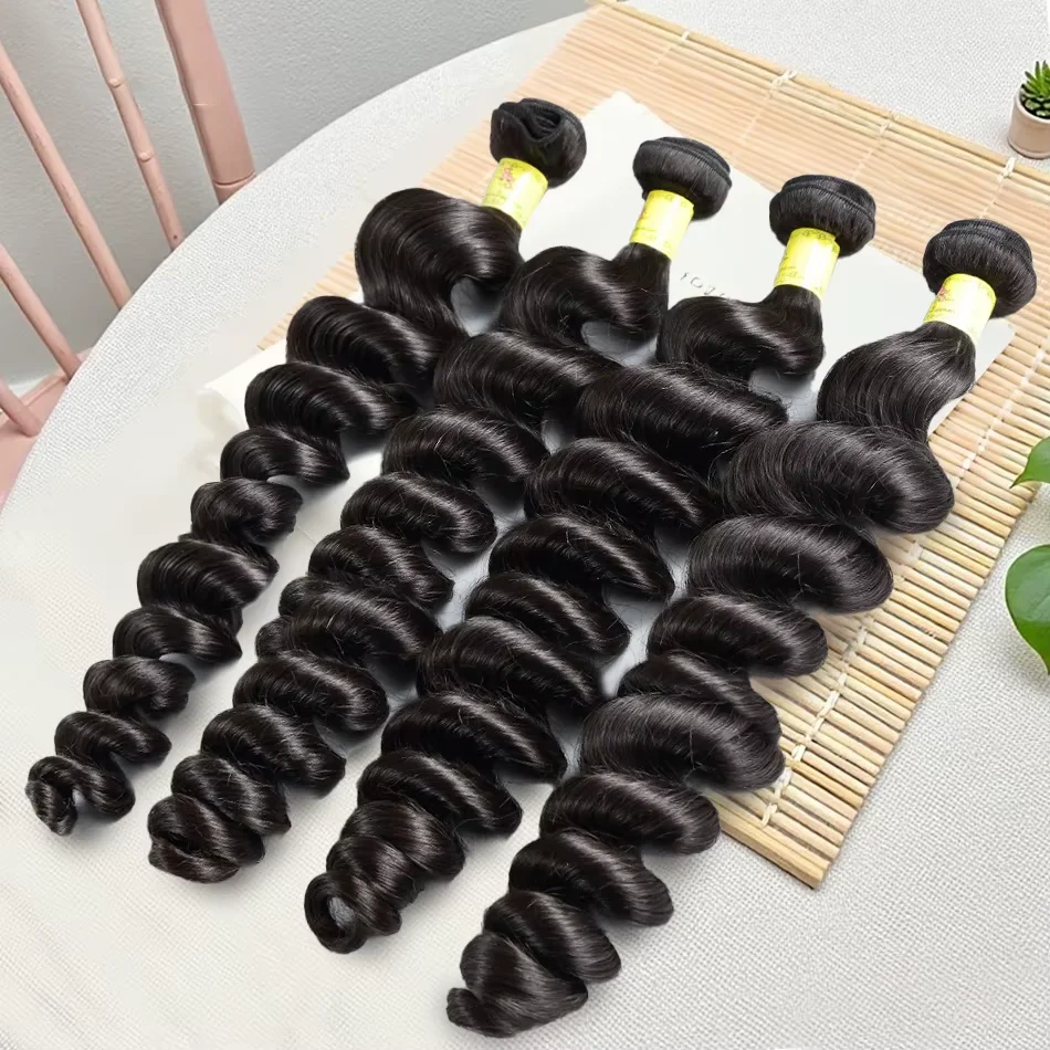 

Свободные волнистые человеческие волосы, бразильские волосы Remy, необработанные натуральные волосы, 1 3, 4, пучки, уток, двойная прорисовка, оптовая продажа