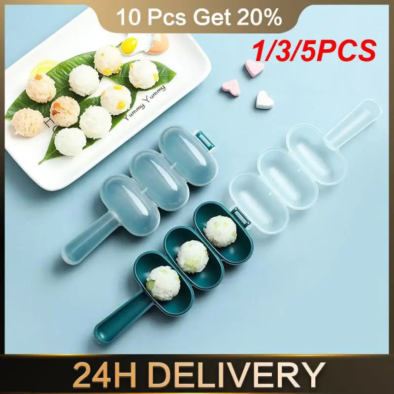 1/3/5PCS Creative Rice Ball Mold Spherical About 17*6.5cm Spherical Mold Kitchen Tools Rice Ball Mold Rice Ball Mold