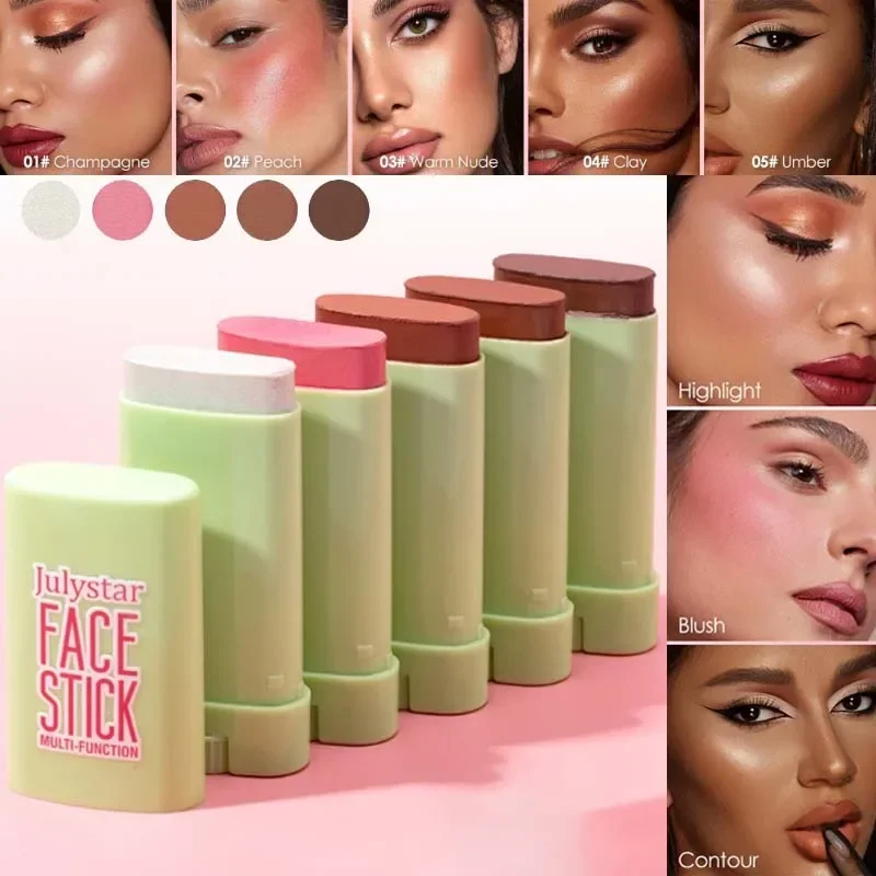 Multi-Color Multi-Color Makeup Stick Waterproof Nourishing Solid  Highlighter Contour Blush Creamy Easy Blend Natural Glow Face Makeup Stick - Aliexpress Deal