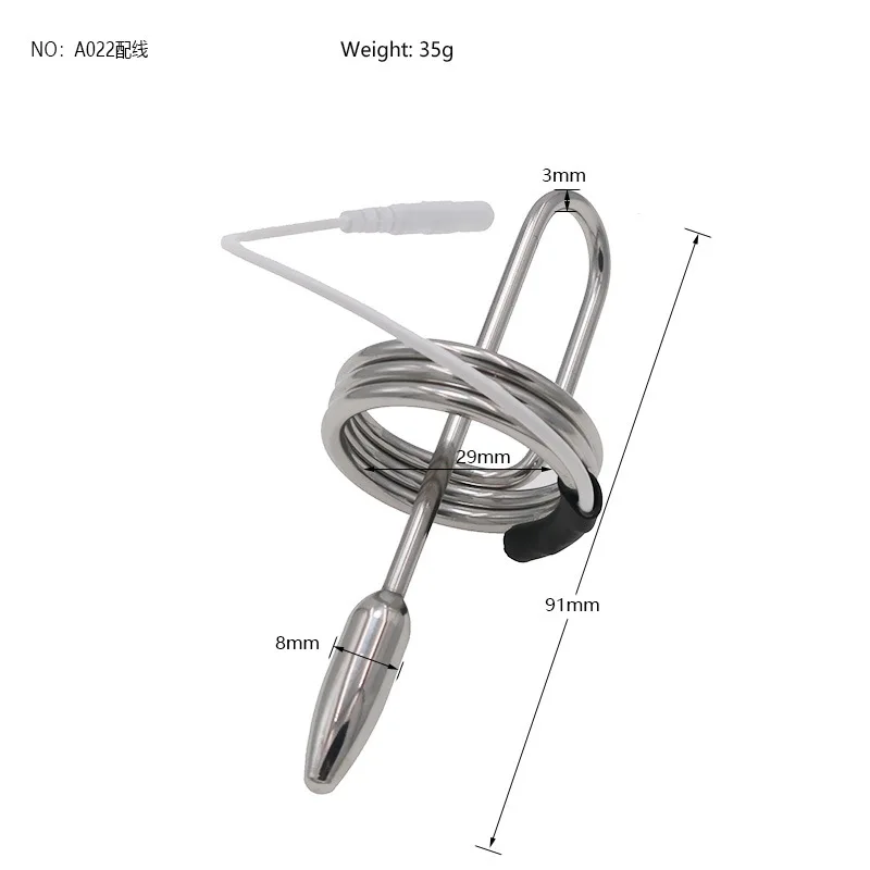 Penis Extender Enlargement Delay Sex Toys Electric Shock Penis Rings Penis Urethral Sounding Plug Male Electrical Stimulation