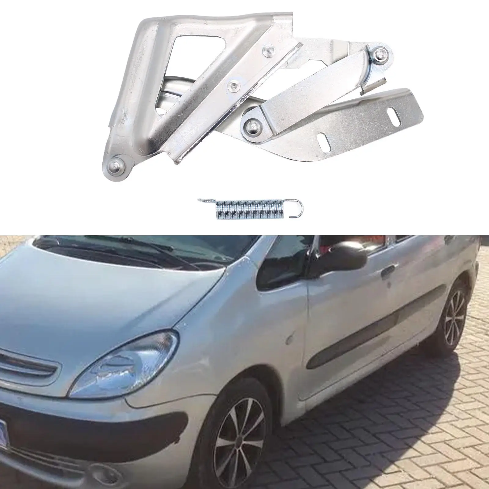 near Side Left Hand Bonnet Hinge Wear Resistant Professional Repair Part Replaces Auto Accessories for Peugeot Bipper Tepee