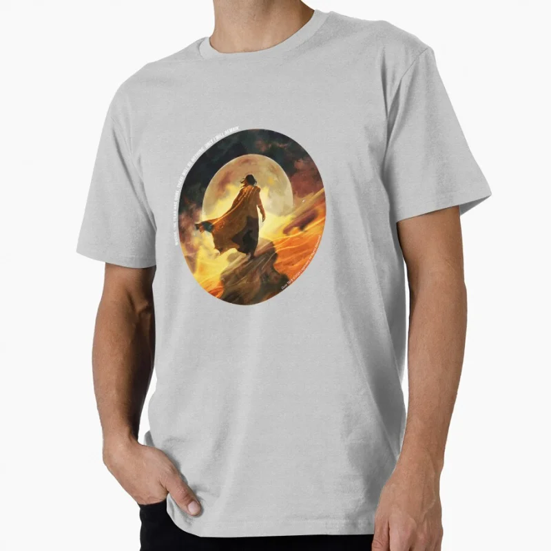 تي شيرت Pune - Paul Atreides Sandworm Vintage Sci fi هدية للرجال مقاس كبير ملابس مطبوعة برسومات فيلم ريترو #3