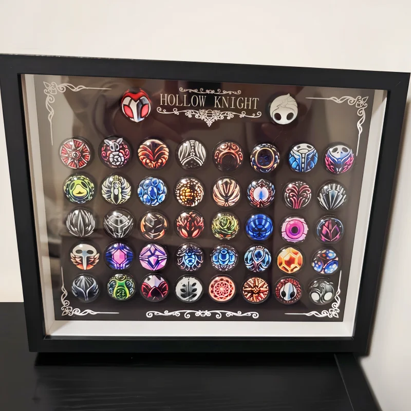 Hollow Knight Magnetischer Talisman zum Sammeln, Mini-Ornament, Spiel, Action-Spielzeugfigur – schützendes peripheres Geschenk für Sammler