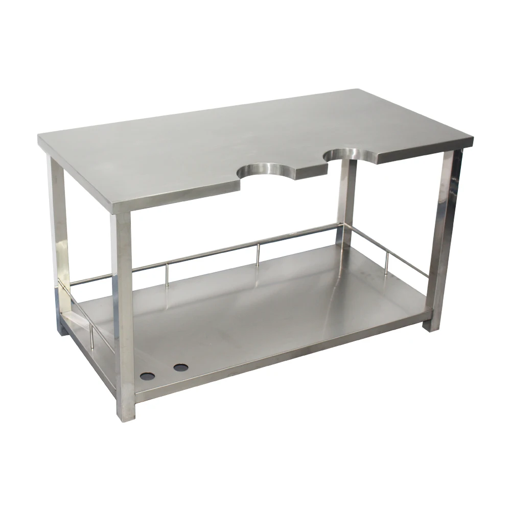 Professional Veterinary Stainless Steel Pet Surgical Table For B-mode Ultrasound Examination Vet Operating Table For Dogs