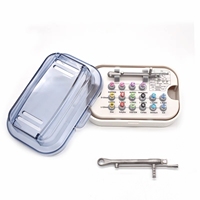 Dental Implant ScrewDriver Colorful Torque Wrench Ratchet 10-70NCM with 16pcs ScrewDriver Universal Restoration Repair Tools Kit