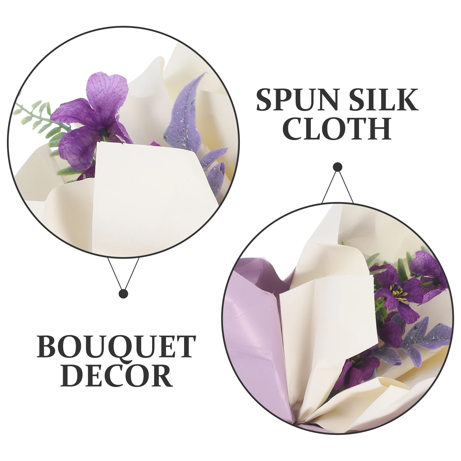 

Faux Artificial Bouquet Flower Wedding Dress Violet Silk Cloth Fake Flowers Office