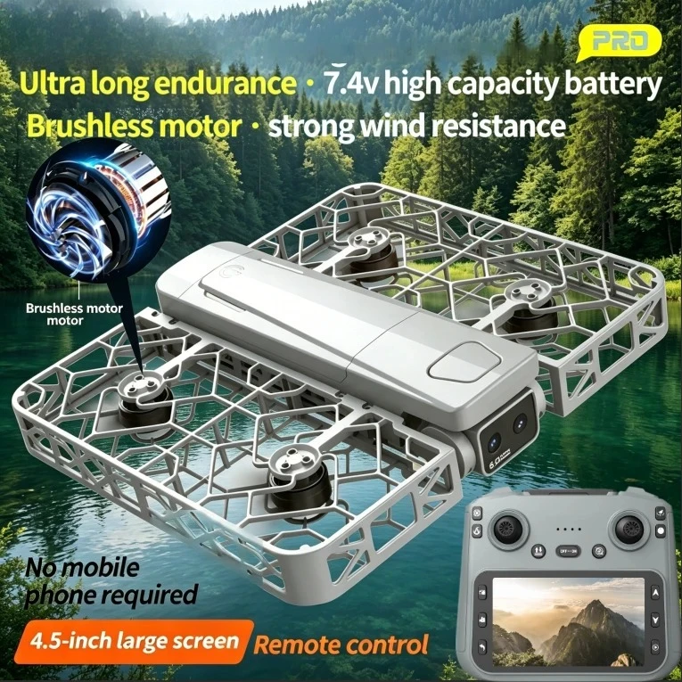 Original S161 MAX Brushless Drone Foldable RC Quadcopter with Gesture Photo Video Recording Humanoid Tracking Headless Mode