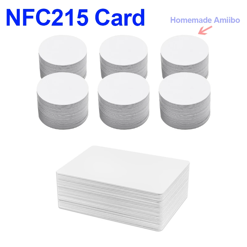 

Round Card NFC215 white Card homemade A m i i b o Coin Card Dynamic Forest 215 Card Tagmo Sticker Intelligent NTAG215 Card