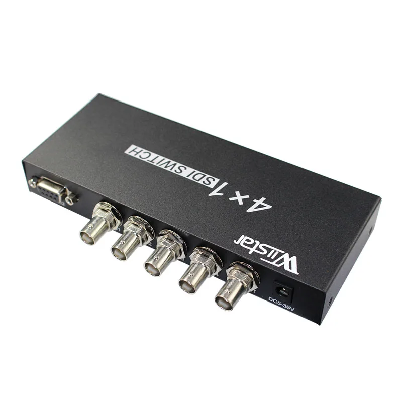 Imagem -02 - Wiistar-receptor de Sinal Sdi 4x1 Canais Sinal Sdi para Suporte para Canal de Sinal Sdi Full-hd Entrada e Saída de Sinal