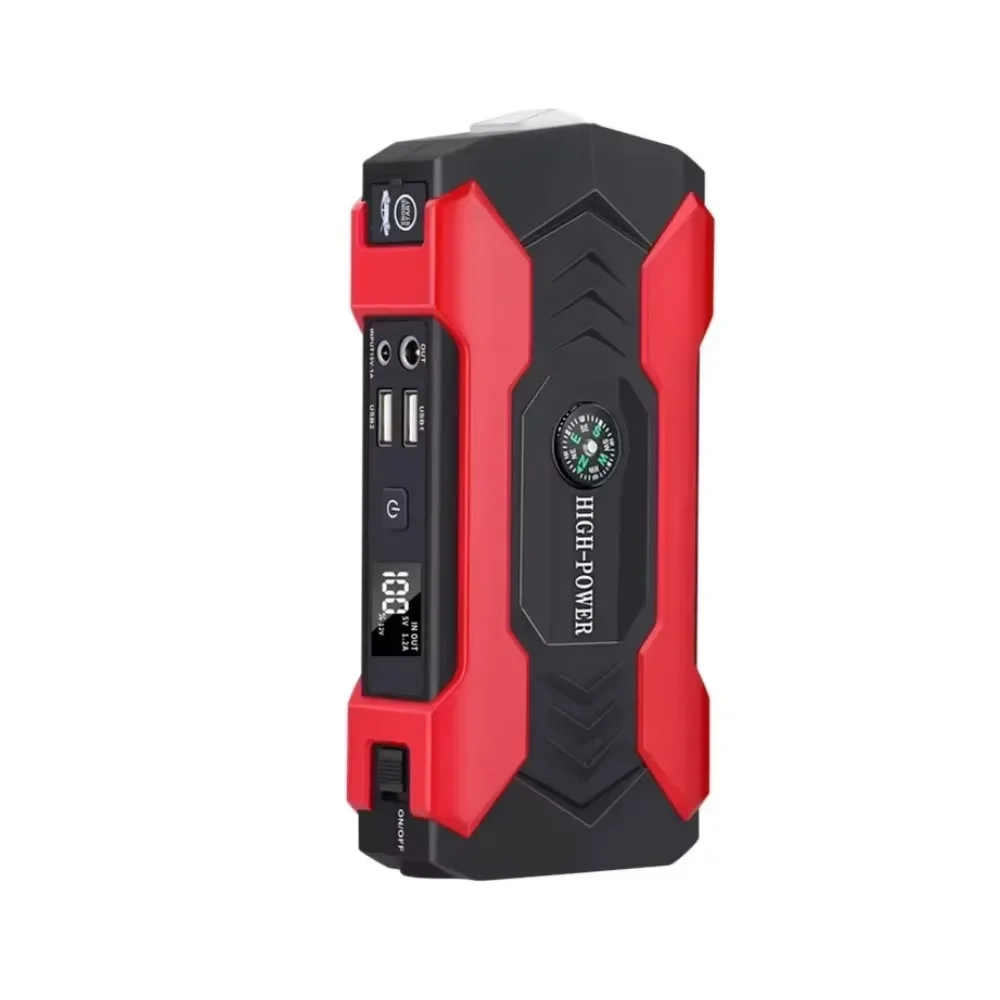 For 12V 20Ah Diesel Car Emerg Booster 600A Battery Jump Starter Power Bank Portable Auto Charger Start Device