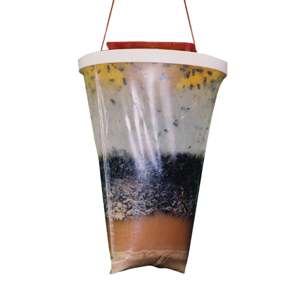 1-15PCS Disposable Flies Catcher  Control Bug Trap Bag Non  Fly Lure Bag with Bait for Parks/Canteens/Restaurants/Farms Outdoor