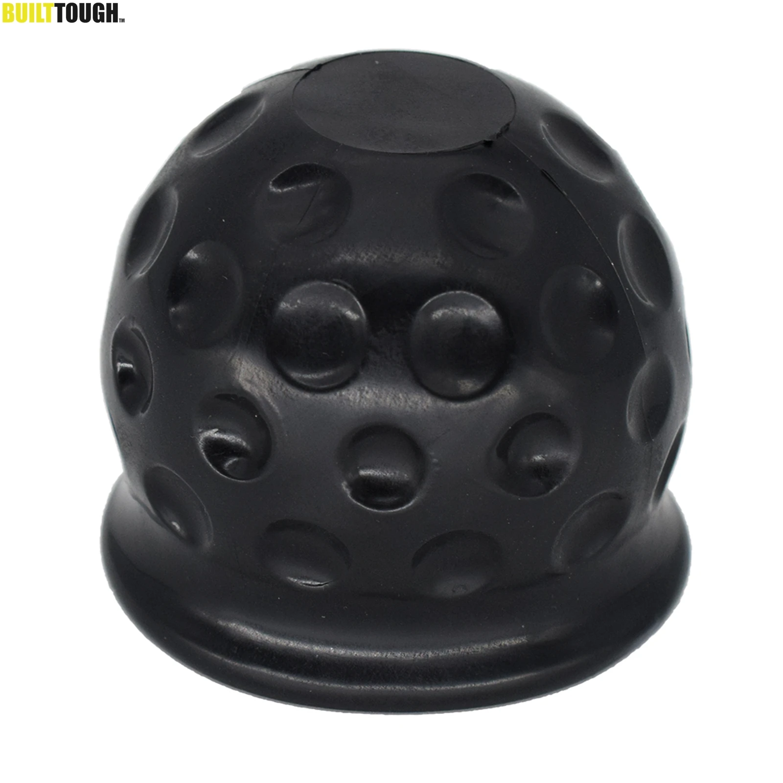 Boule de Remorquage en Caoutchouc Noir, Capuchon d'Attelage de Remorque Caravane, Protection Universelle, Accessoires de Style de Voiture, 50mm