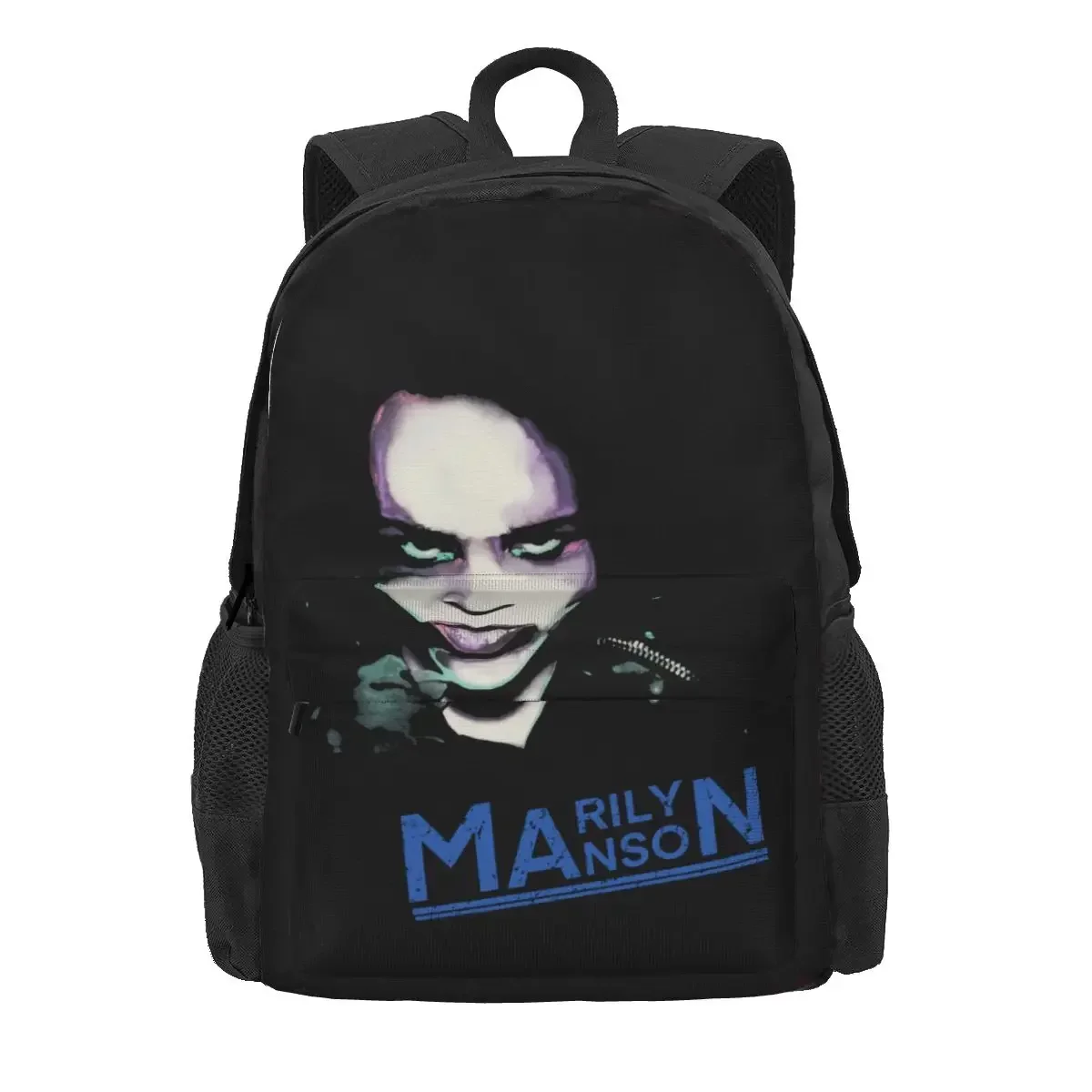 Marilyn Manson Oversaturated Photo Large Capacity Backpack Hot Shoe Bag Gymnast Bag Large Capacity