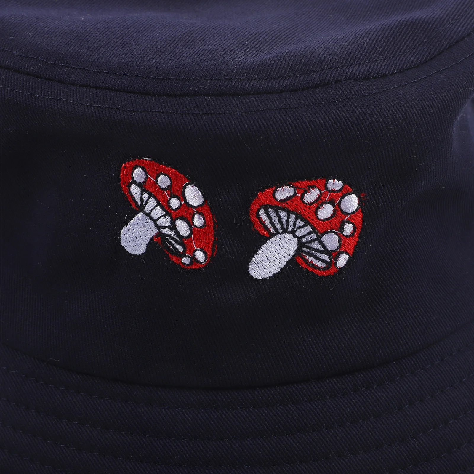 

Cotton Sun Protection Hat for Men Women Beach Summer Lightweight Breathable Bucket Hat Mushroom Decor Travel Outdoor