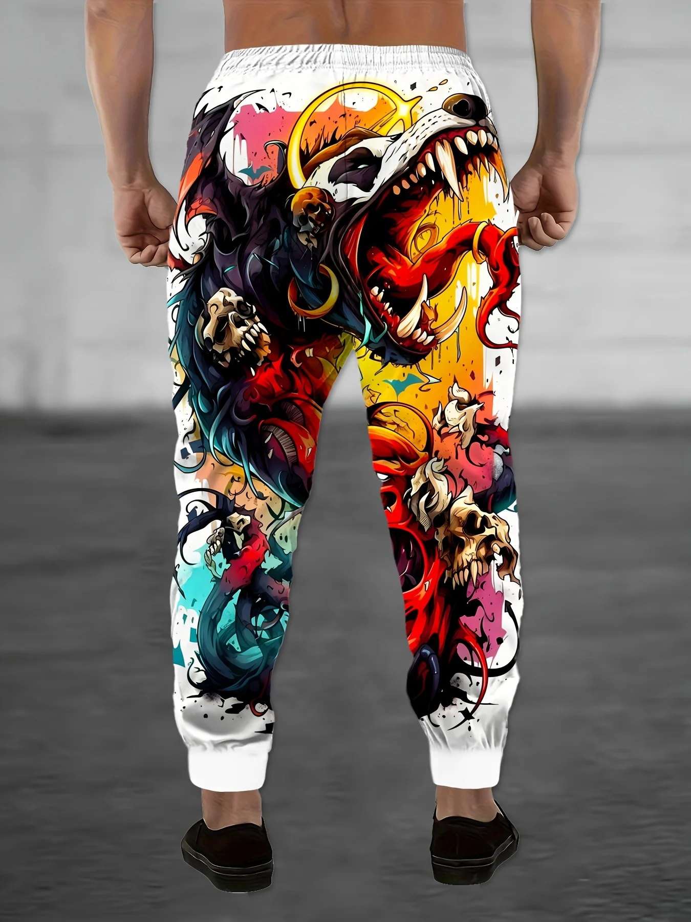 Neuheiten: Jogginghose mit Marmor-Fluid-Swirl-3D-Druck, Unisex, lässige Trainingshose, Hose für den täglichen Spaziergang und urbanen Lifestyle – Detail 12