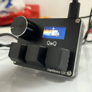 Pink Sayodevice Osu O3C Fast Trigger Hall Switches Wooting Red Magnetic Switches Keyboard with button Copy Shotcut Paste 6 Main Sales Keyboard with Screen - №4