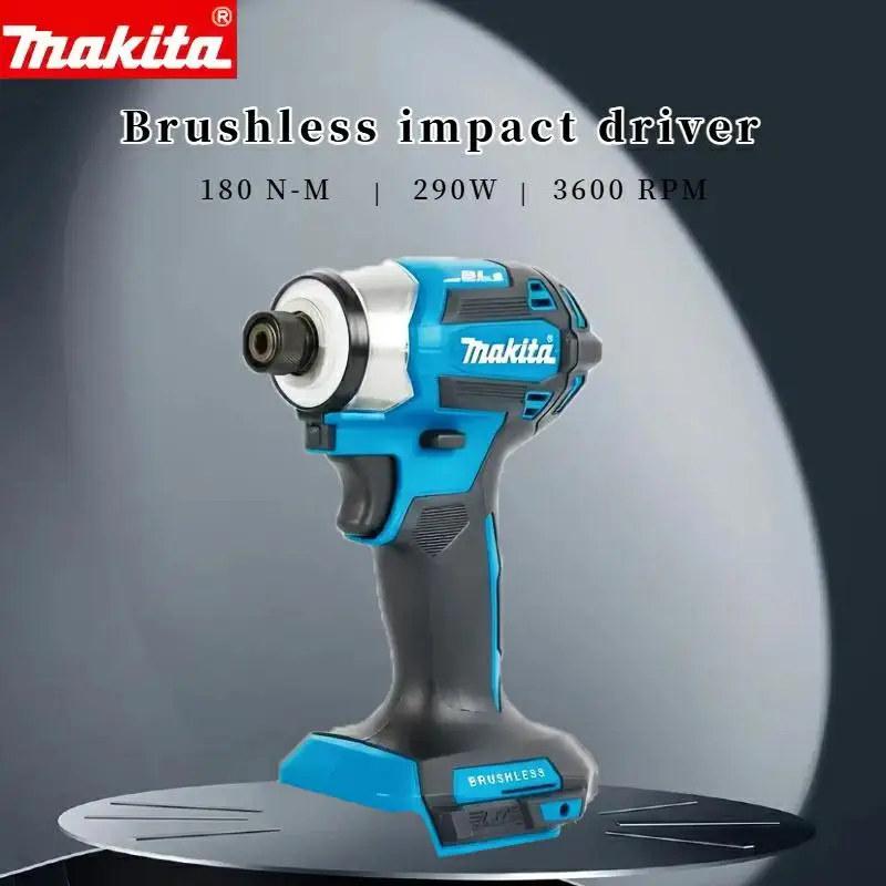 

Makita 18V LXT Cordless Impact Driver DTD173 Brushless Electric Drill Screwdriver Wood/Bolt T1/T2-Mode Twin LED Light bare machi