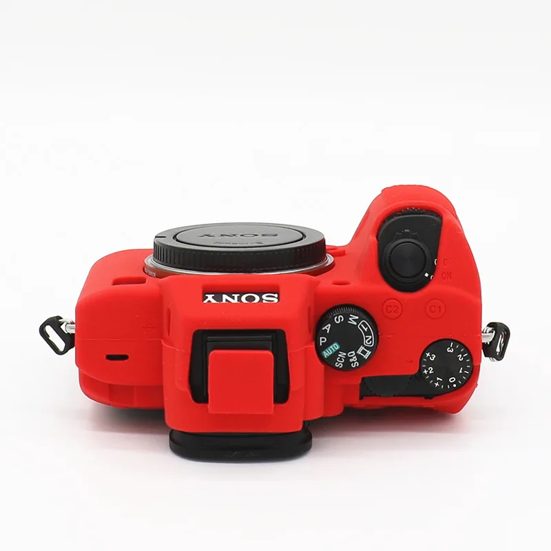 Casing pelindung badan silikon lembut, tas Video pelindung badan untuk Sony A7 III A7III A73 A7RIII A7R3 A7R Mark III A7RM3