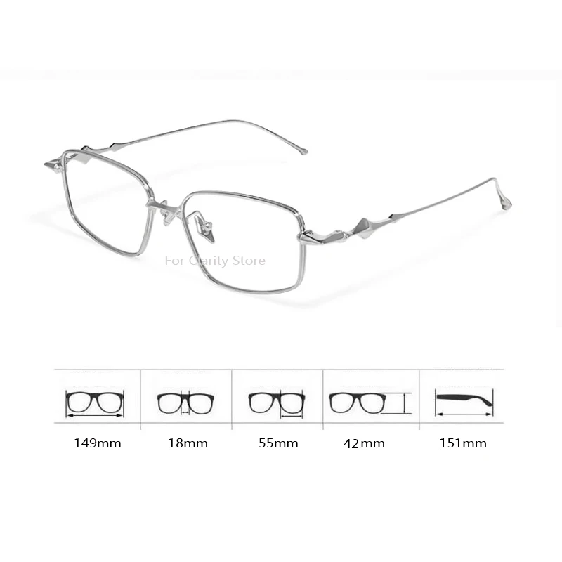 Korean New Alloy Glasses Frame Women Lovely Ins No Makeup Plain Glasses Men Eyewear Cute Decorative Computer Glasses