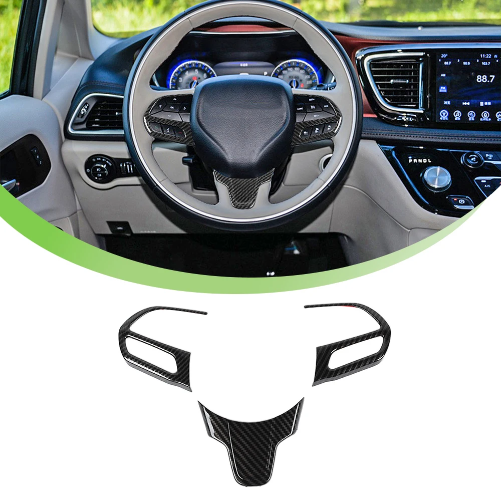 

Декоративная накладка на руль автомобиля, Накладка для Chrysler 300C 2015 2016 2017 2018 2019 2020, внутренние молдинги, аксессуары ABS