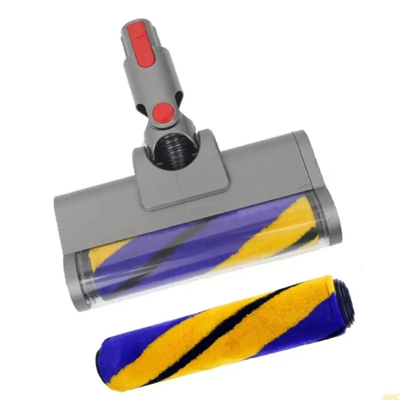 A0NC الأخضر LED الغبار التصور فراغ مرفق لنماذج عجلة فرشاة رئيس جهد الحيوانات الأليفة الشعر التنظيف العميق #3