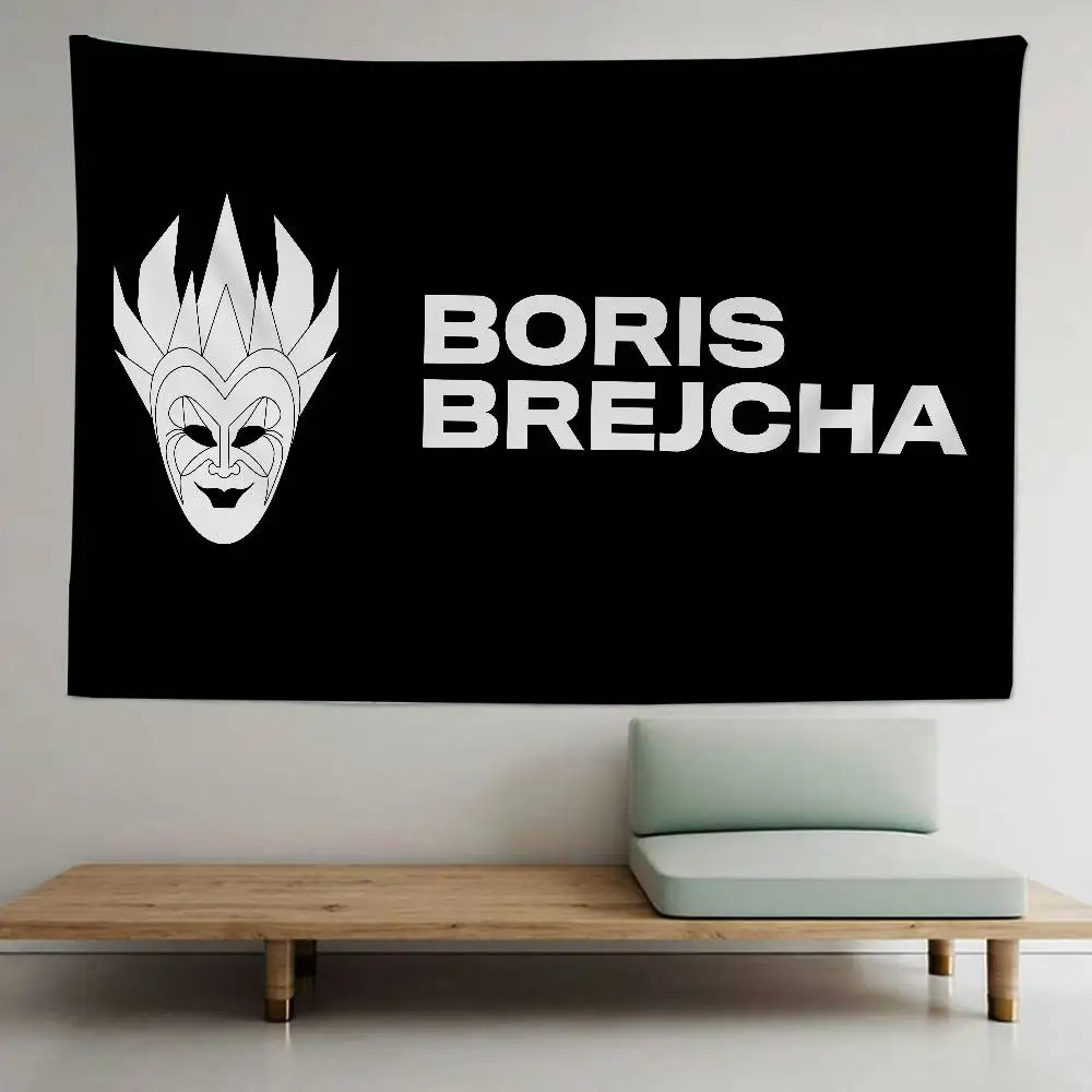 Boris Brejcha Tapestry EDM DJ Music Festival Wall Hanging Electronic Art Decor Elevate Your Space Elevate Your Space non-toxic