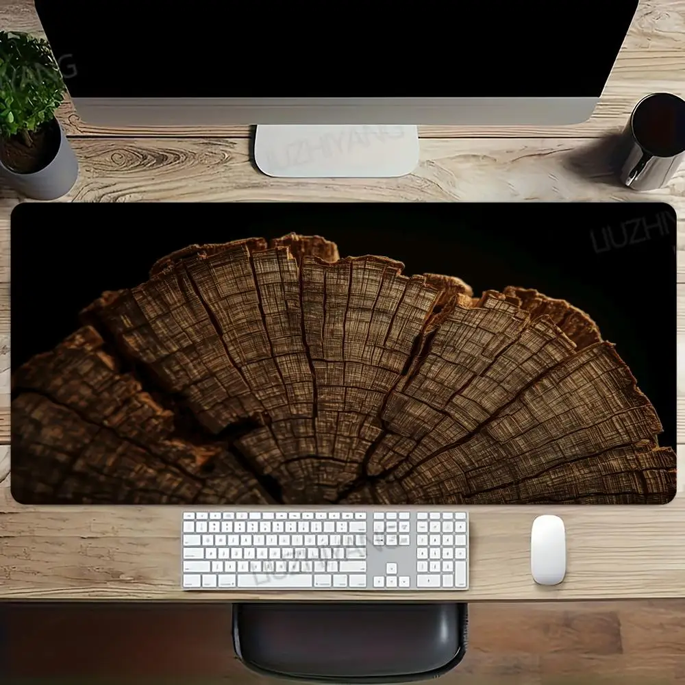 

Коврик для мыши с древесным зерном XXL, компьютерные аксессуары, коврики для офисного игрового стола, резиновые противоскользящие коврики для игровой клавиатуры, коврики для мыши, настольные коврики 40X90