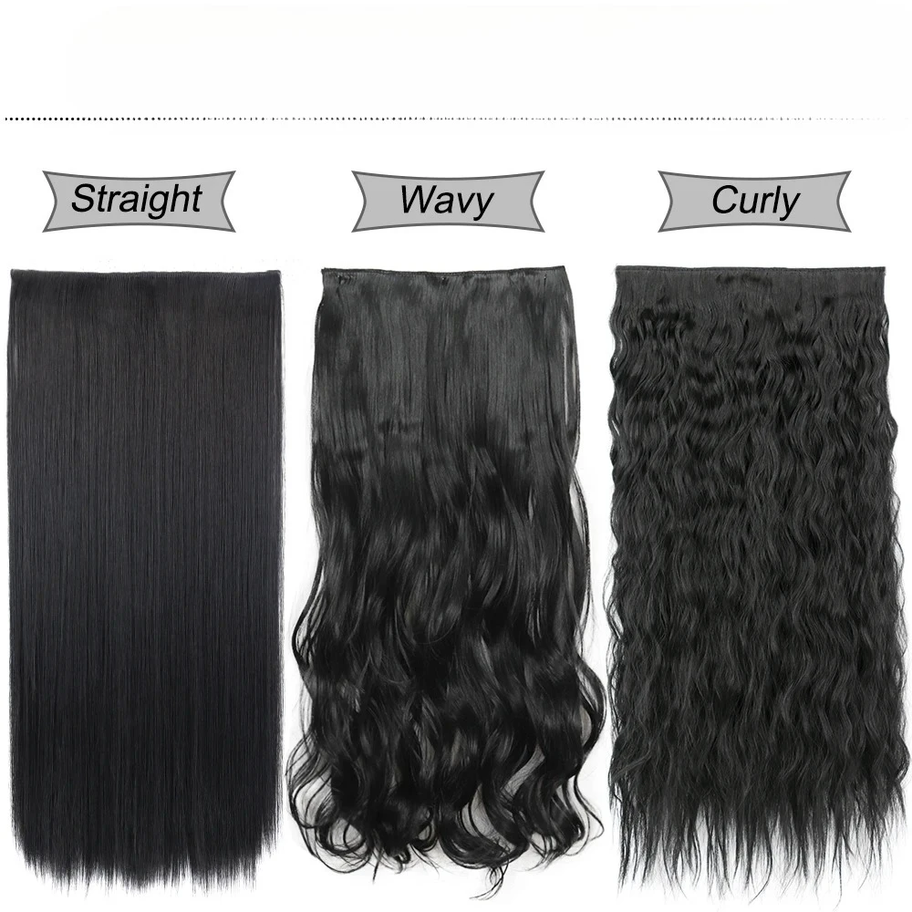 الاصطناعية 5 كليب في وصلات الشعر طويل مستقيم تصفيفة الشعر هيربيسي أسود براون شقراء 80 سنتيمتر شعر مستعار طبيعي للنساء 2026