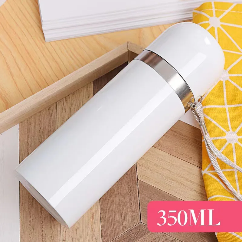 Sublimation Stainless Steel Vacuum Insulated Straight Cup Blank with Lid Water Bottles Tumbler Coffee Cups Mugs Portable