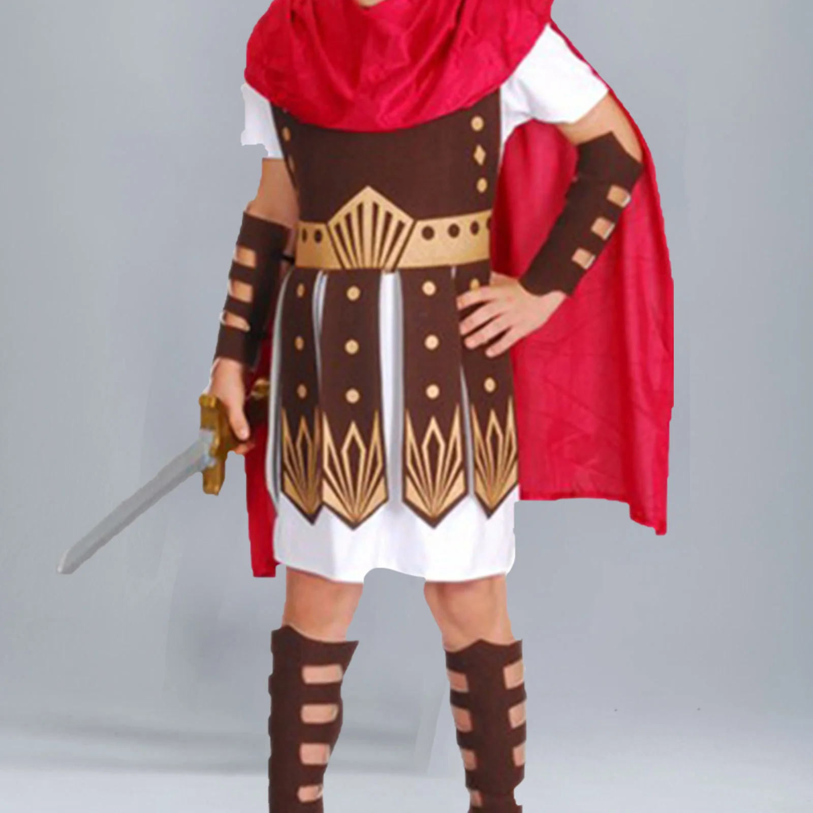 Halloween Ancient Roman Gladiator Clothes Ancient Roman Gladiator Costumes Costumes Adult Clothing Size XL