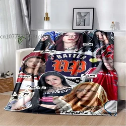 KPOP BABYMONSTER Super Girl coperte musicali, coperta per bambini, per camera da letto soggiorno divano letto auto, regalo di compleanno