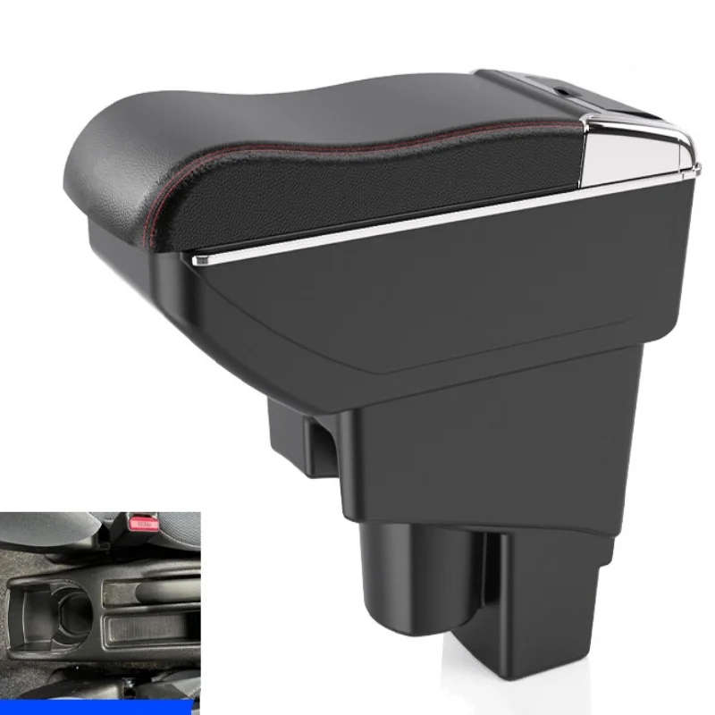 

NEW For Honda Jazz Armrest box For Honda Fit Jazz 1 Car Armrest 2003-2007 Arm Storage box car accessories USB