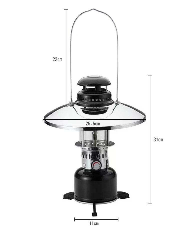 Outdoor Retro Camping Lantern Gas Gas Portable Barn Lantern Hanging Lamp Lighting Camp Tent Camping Chandelier