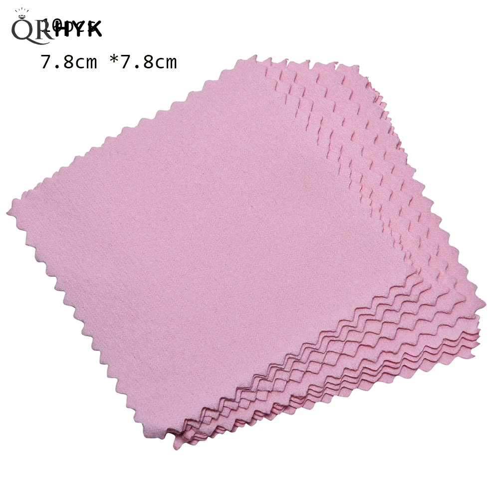 5pcs  10pcs  50pcs Polishing Cloth  Ornaments Cloth 10Pcs Wipe  Jewelry Cleaning Cloth Useful Jewelry Tools