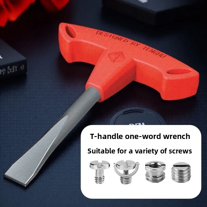 

Camera Base Flat-head Screwdriver, 1/4, 3/8 Gimbal, Quick-release Plate, Tripod, Wrench Tool, Photography Installation Tool
