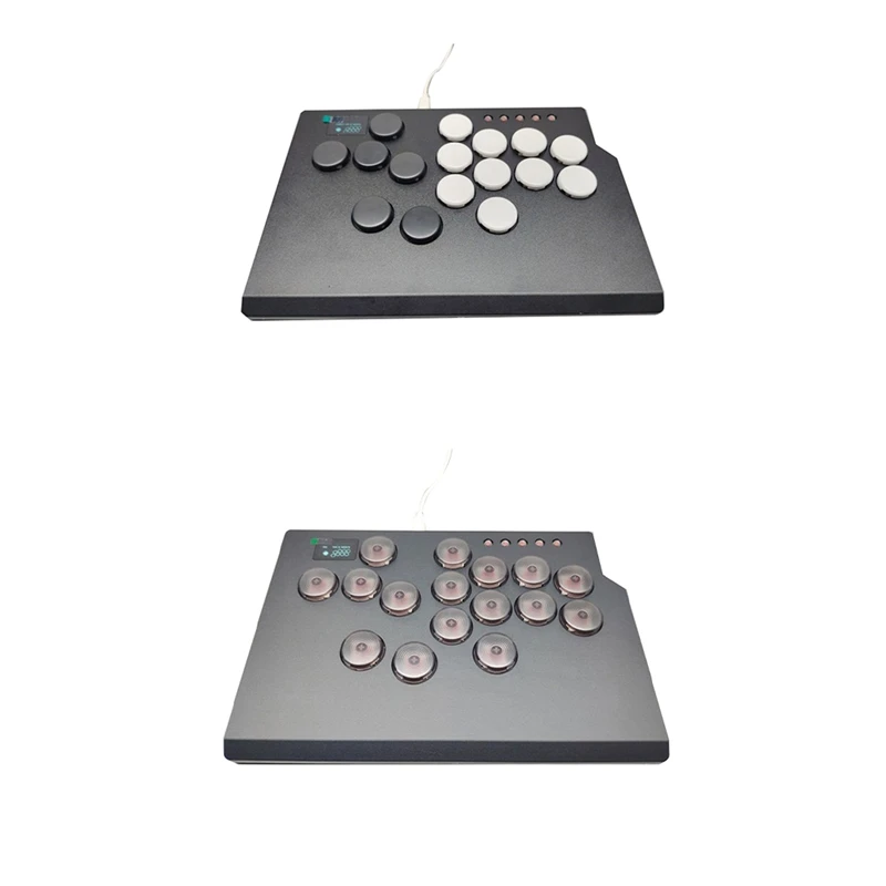 Pengendali Hitbox Joystick Keyboard Game 16 Tombol untuk Pc/Ps3/Ps4/Ps5/ Hadiah Pc Arcade Uap A