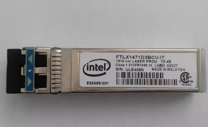 10 Gigabit Single Mode Intel Optical Module FTLX1471D3BCV-IT 10g Intel 10 Gigabit Network Card Dedicated