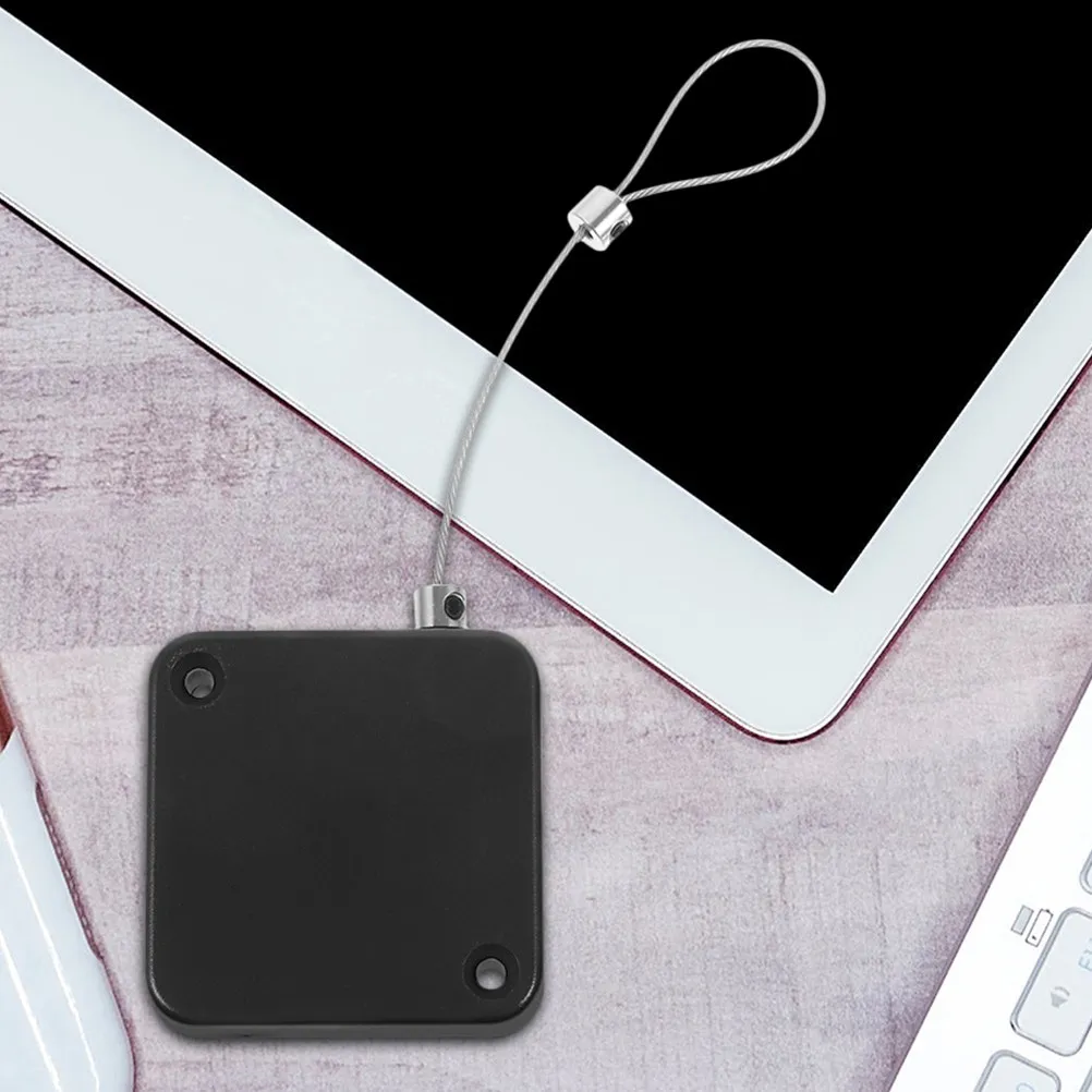 

2Pcs Anti-Theft Retractable Cable Tether Lock Case Steel Wire Automatic Telescopic Security Holder for Electronics Retail