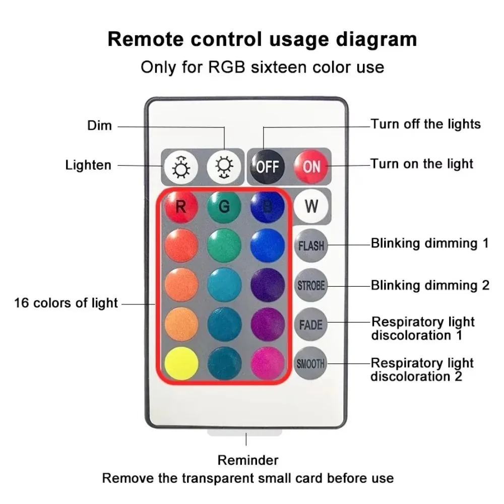 Dynamic Rotating, Water Ripple Lamp RGB Color Changing Remote Control Water Wave Projector Light Multi Color Plug in